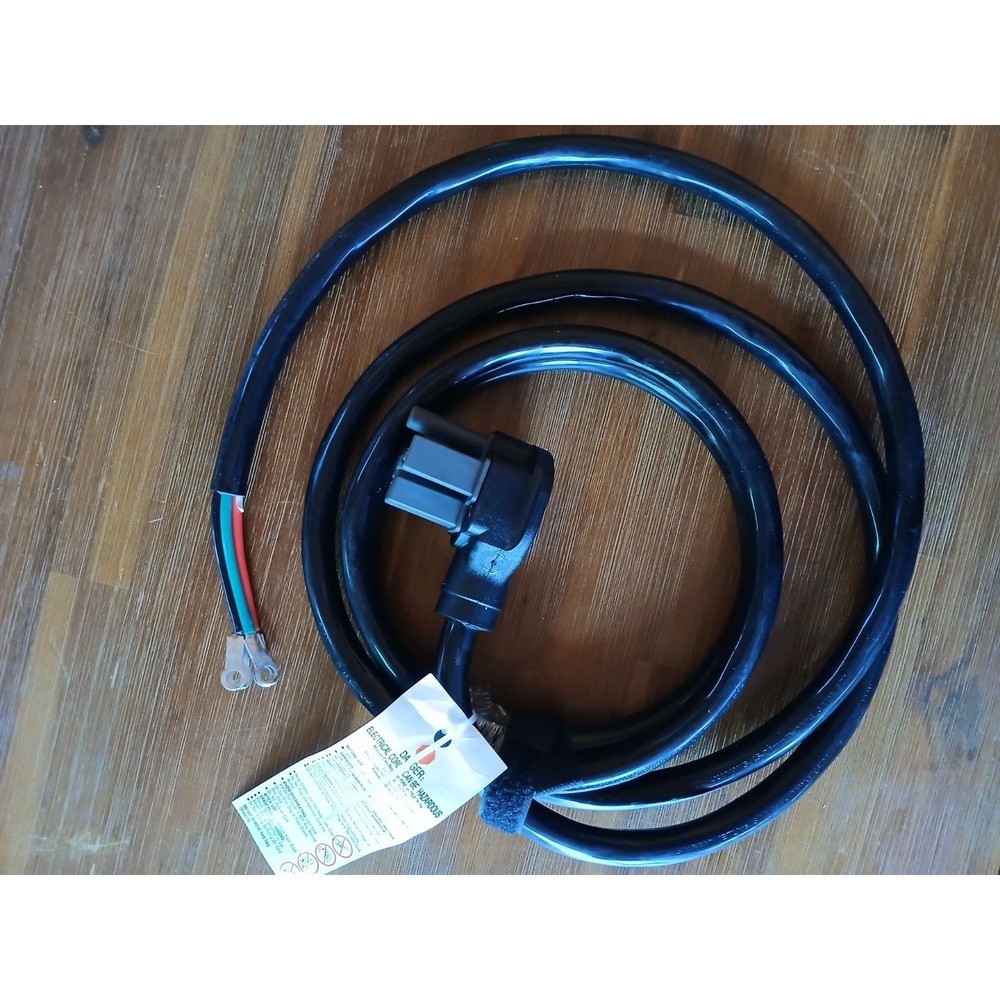 Intertek 4 Prong Dryer Cord, 6 ft 10awg 30Amp Appliance Power Cord 14-30 Black